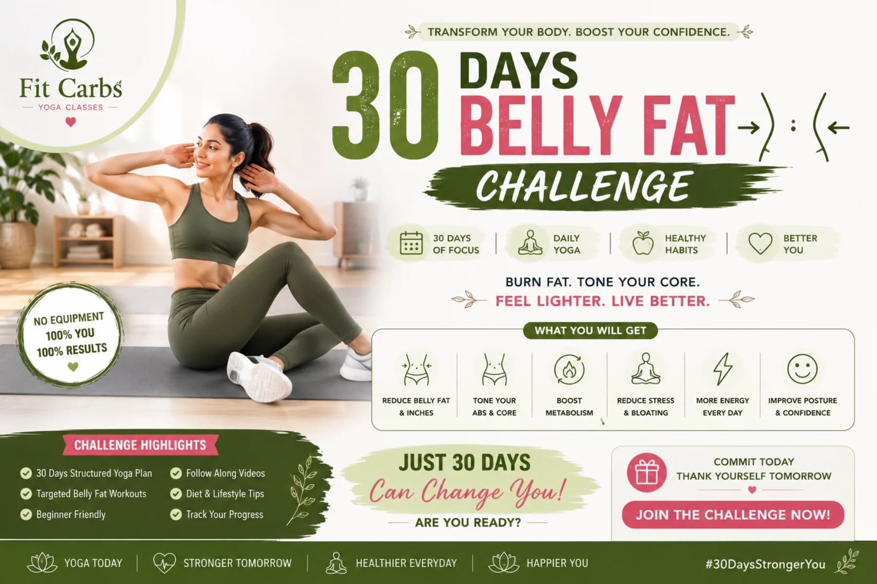 30-Day Belly Fat Challenge