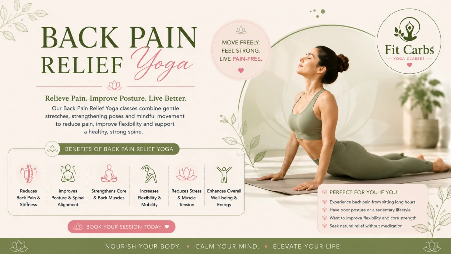 Back Pain Relief Yoga