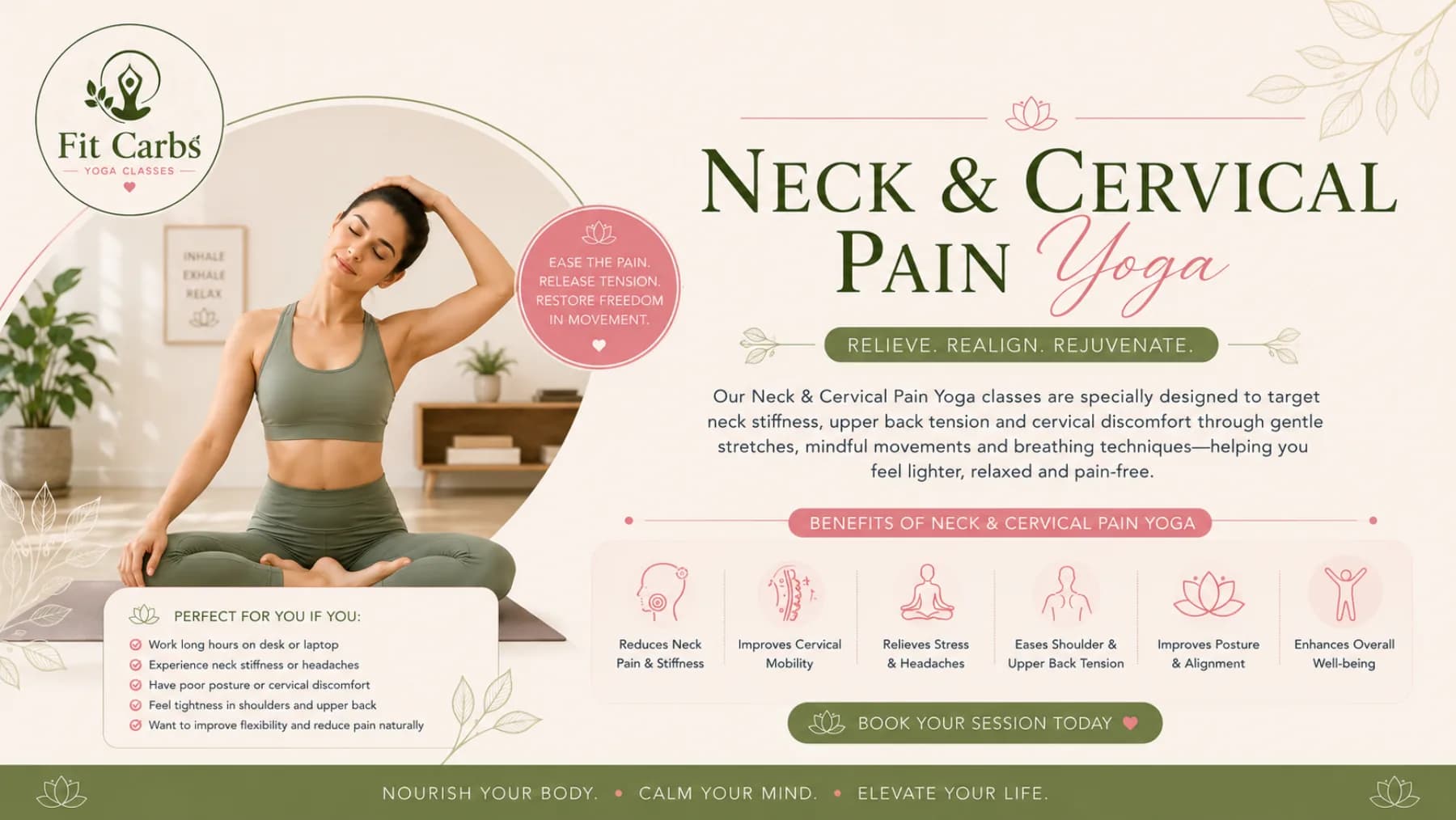 Neck & Cervical Pain Yoga