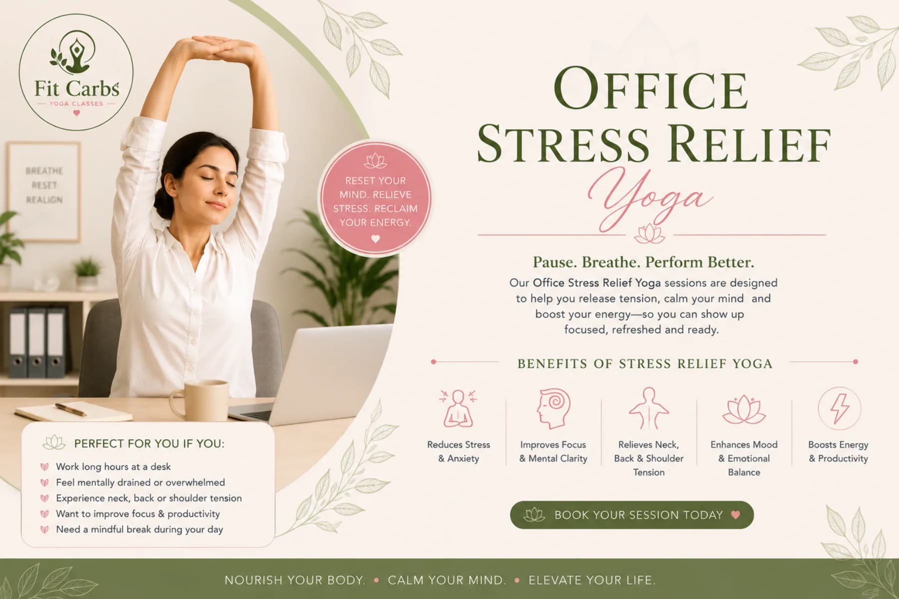 Office Stress Relief Yoga