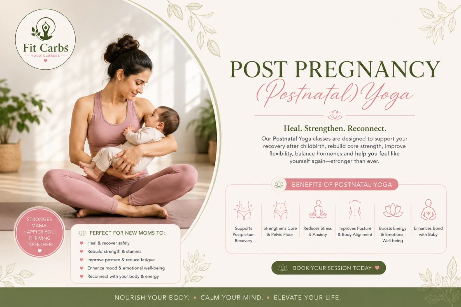 Post Pregnancy (Postnatal) Yoga